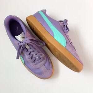 Puma Club II Era Sneaker Shoes Lavender Purple Teal Green